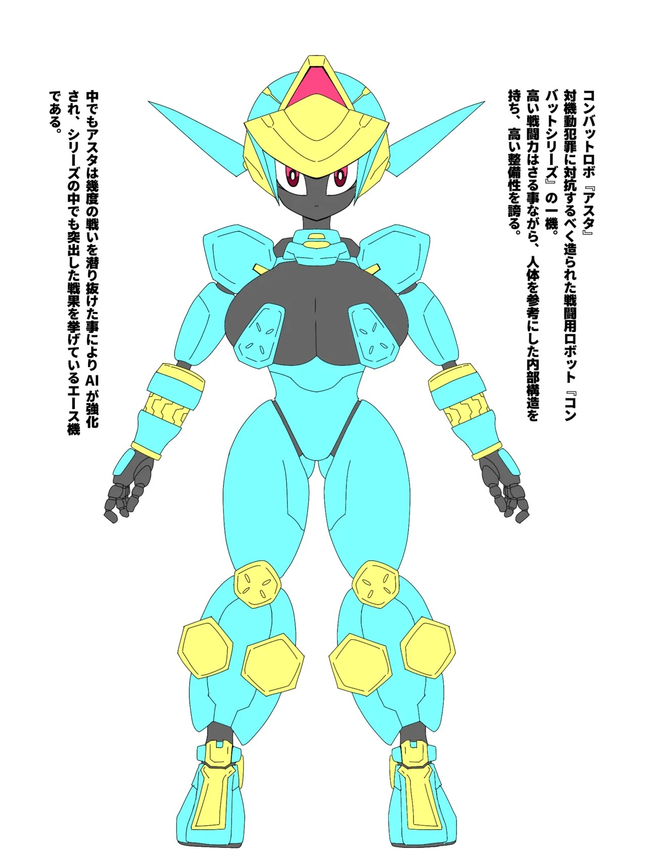 コンバットロボ『アスタ』を捕らえて極限陵辱