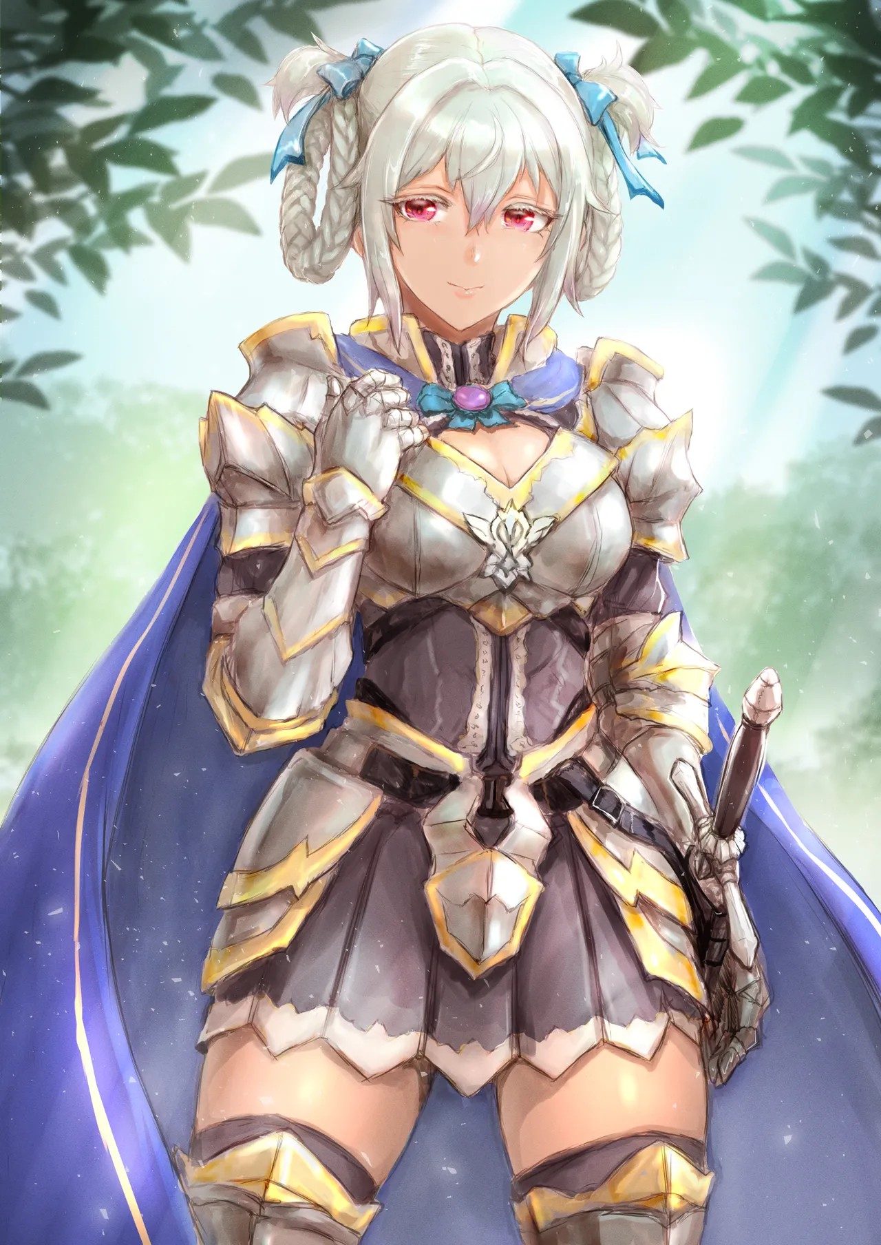銀髪の姫騎士