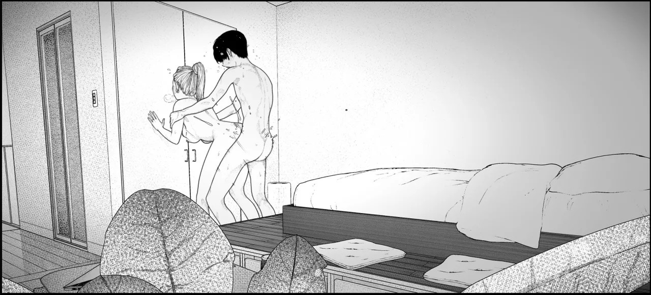 人妻を連れ込んでパコパコ。