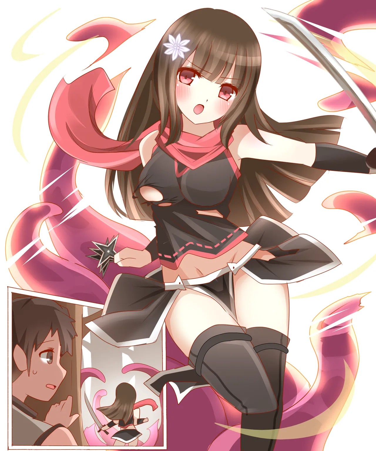 唆す。