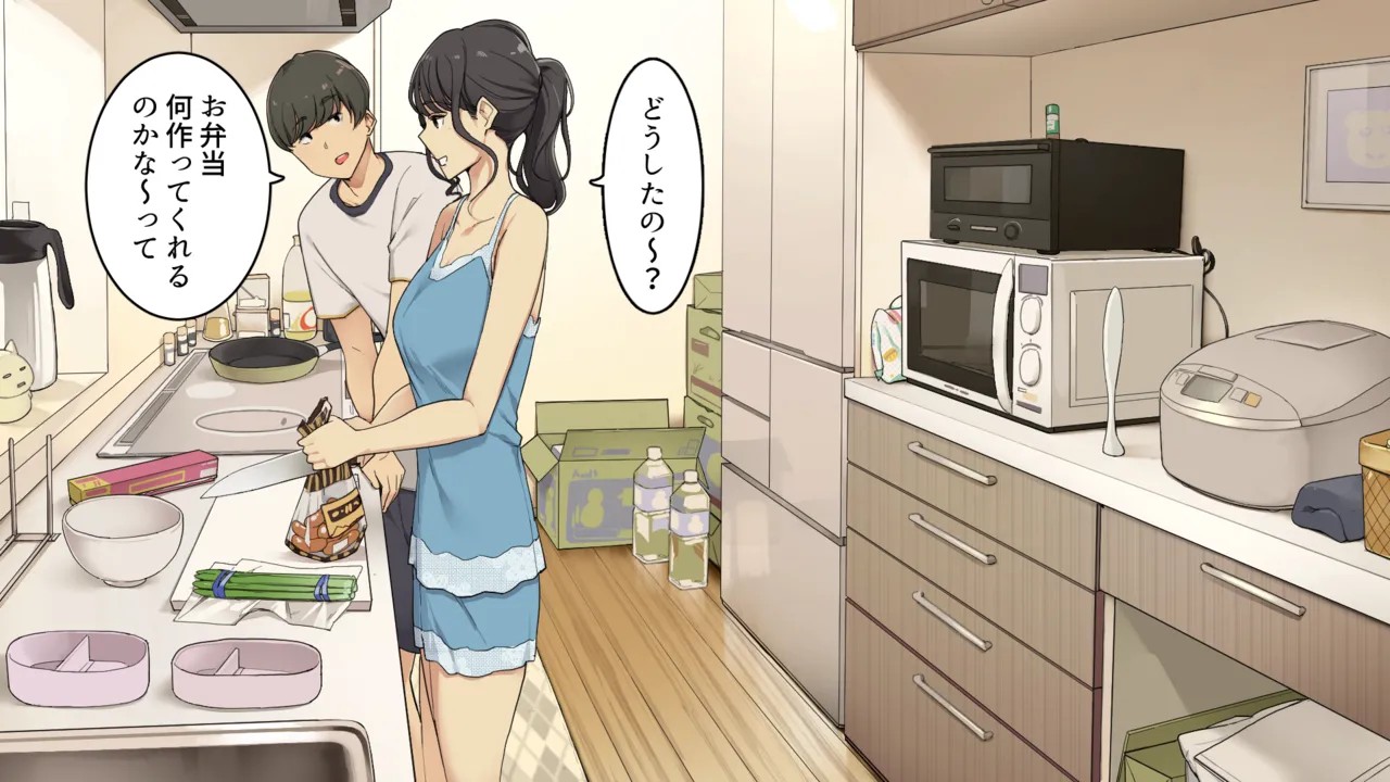何しても絶対怒らない同棲中の年上彼女にちょっかい出したくなる朝