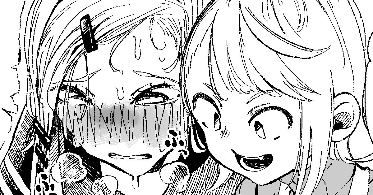 チョコの味見をする姉妹