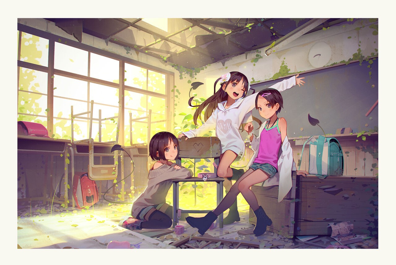 淫魔少女３人におちんちん遊ばれる本 【Tiny Evil 5 ②】
