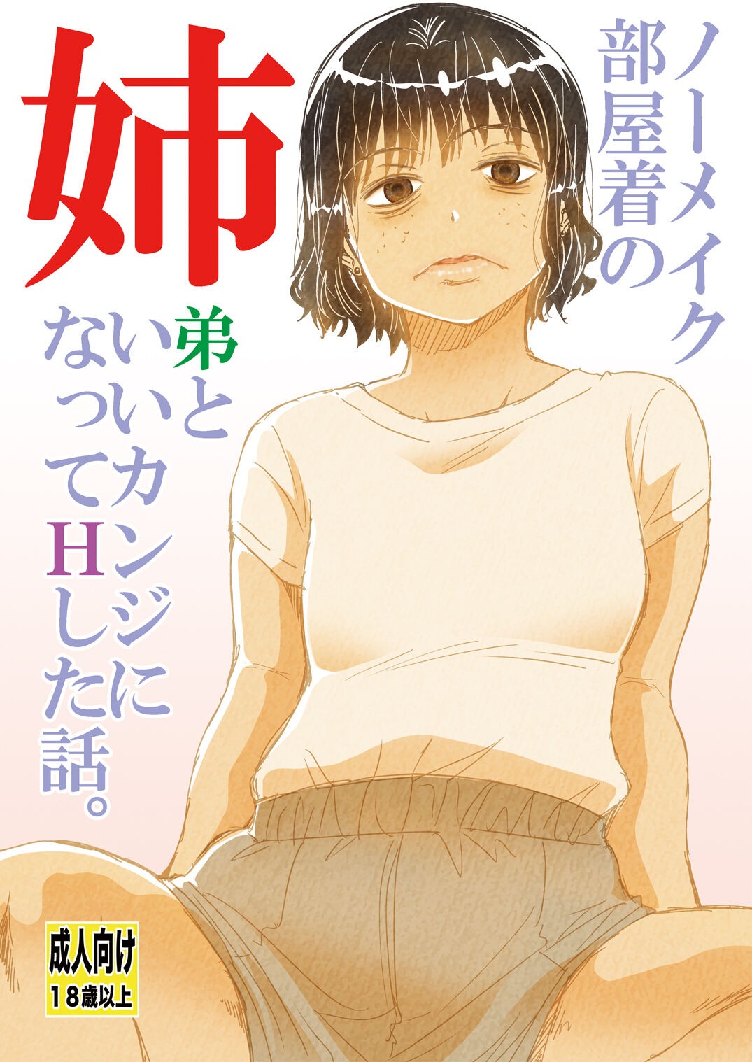 ノーメイク部屋着の姉弟といいカンジになってHした話。