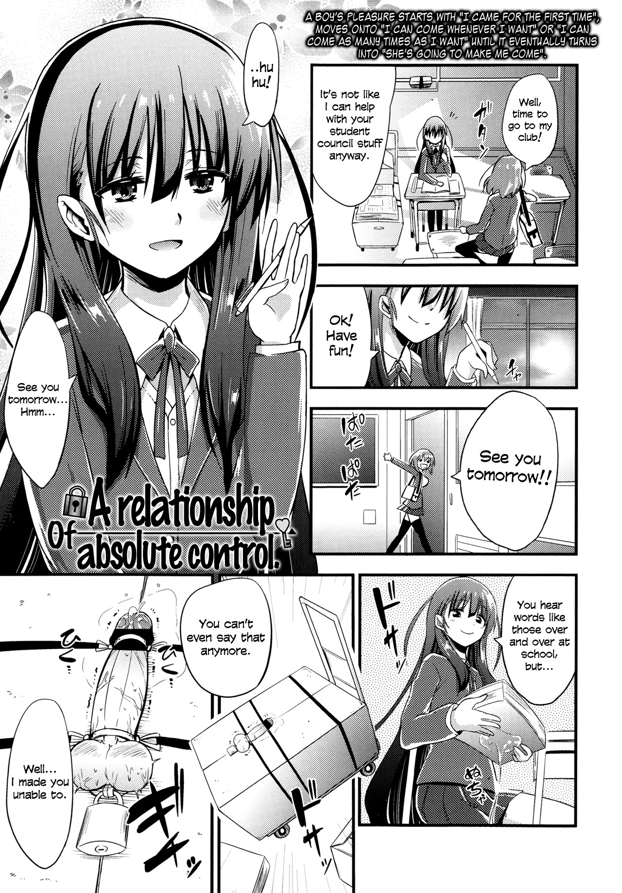 Kanzen Kanri no Kankei | A relationship of absolute control (Girls forM Vol. 04) =LWB=