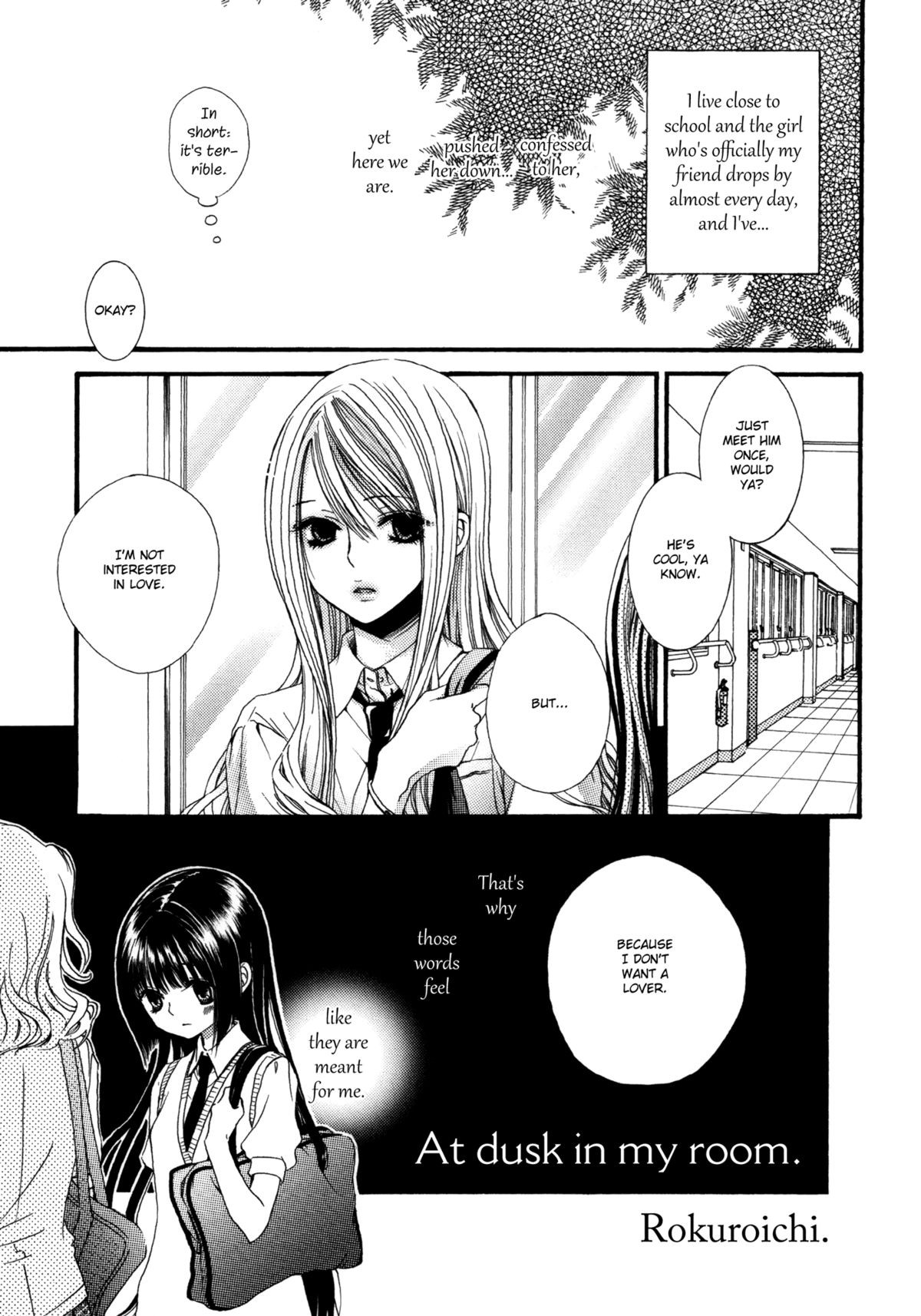 At Dusk In My Room (Yuri Hime Wildrose Vol. 7) {yuriproject}