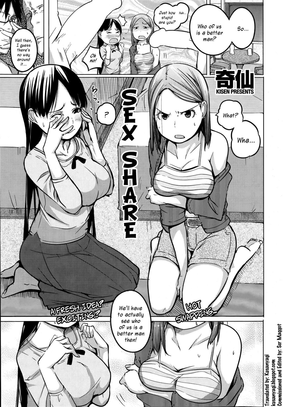 Sex Share (COMIC Shitsurakuten 2013-08)