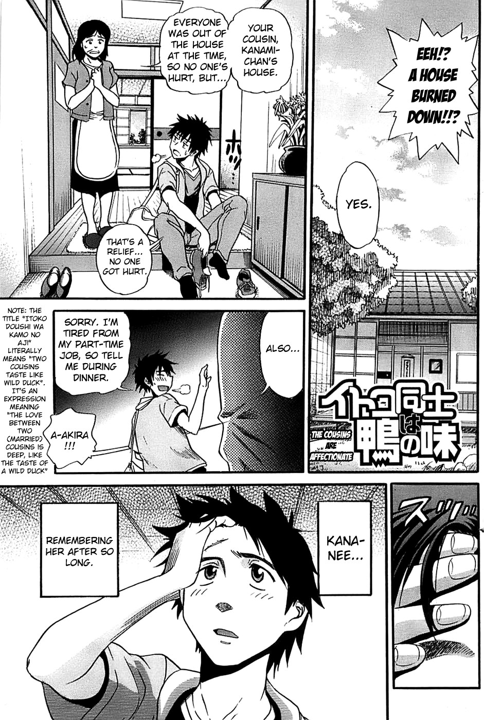 Itoko Doushi wa Kamo no Aji (Young Comic 2008-09)