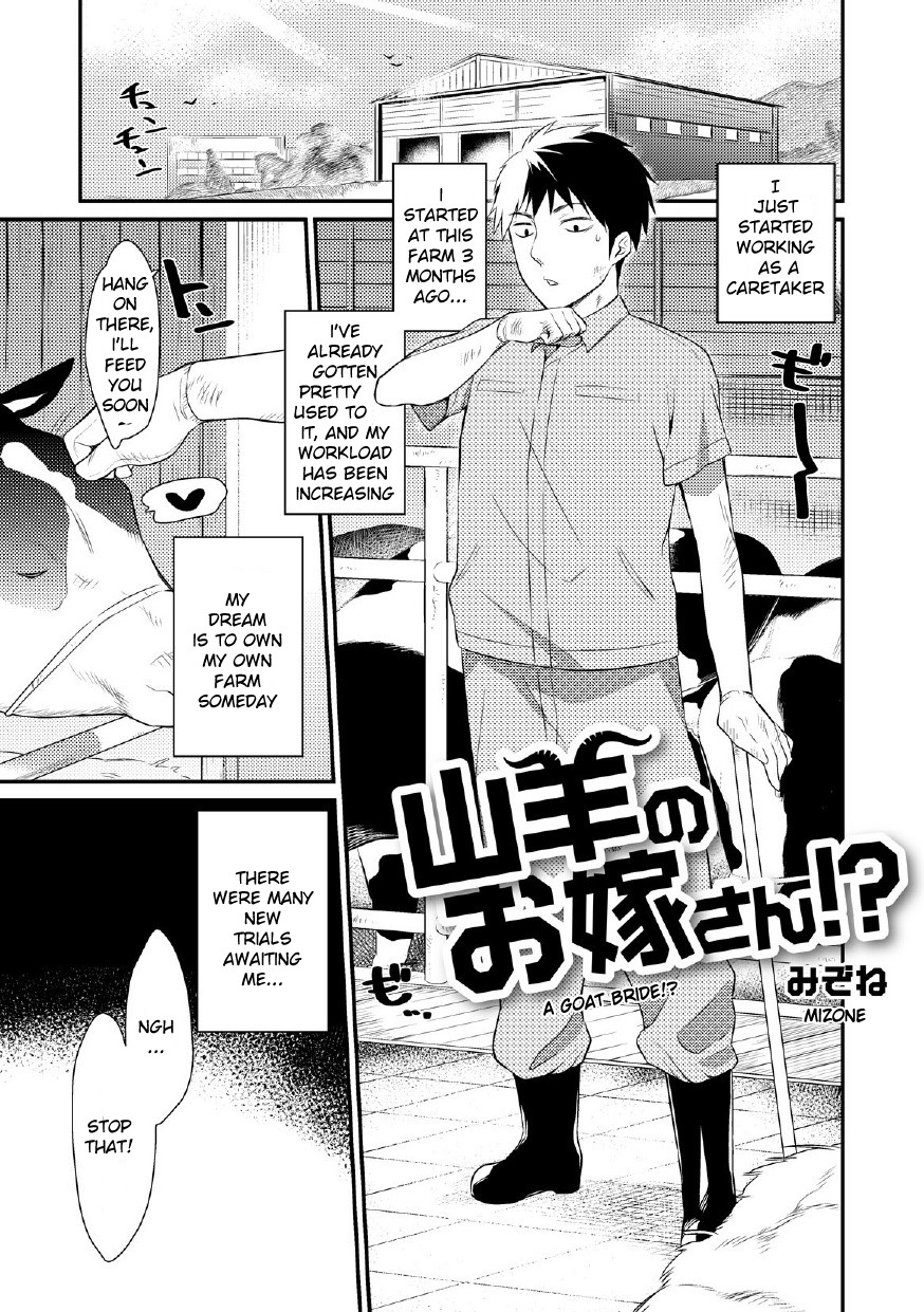 Yagi no Oyomesan!? | A Goat Bride!? (Comic Anthology Qoopa Vol.5)