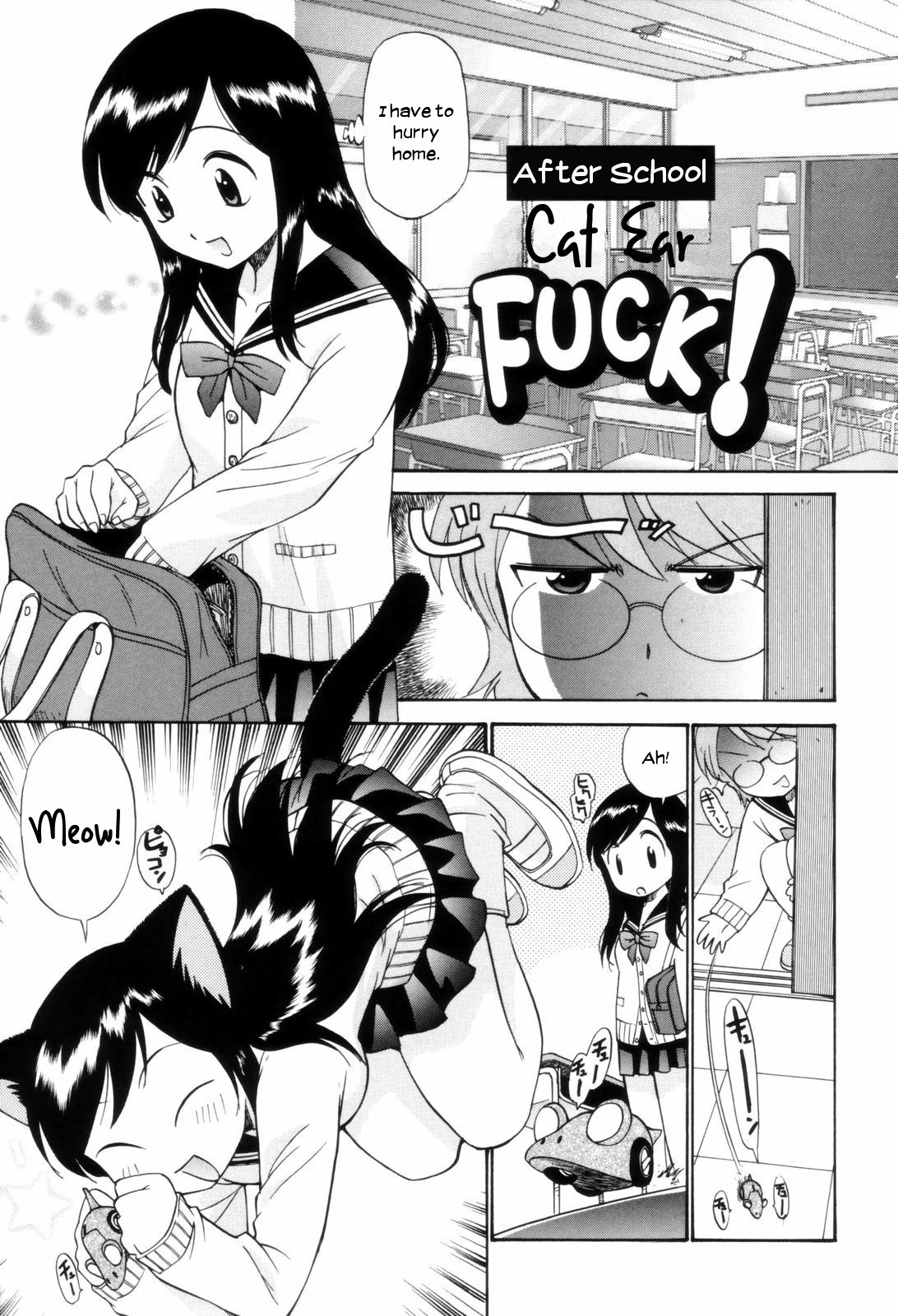 Houkago Nekomimi Fuck! | After School Cat Ear Fuck!! (Tonari no Sperma San)