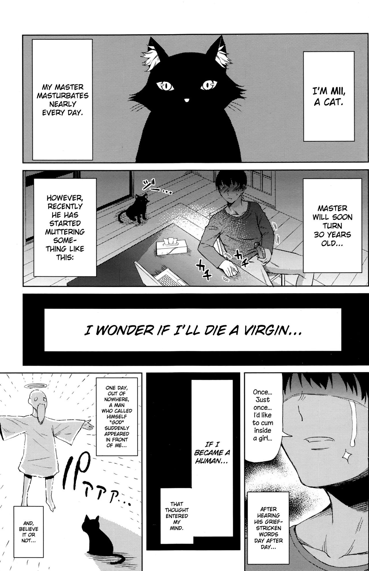 Ningen ni Natta Neko | The Cat Who Became Human (COMIC Penguin Club Sanzokuban 2016-07) {NecroManCr}