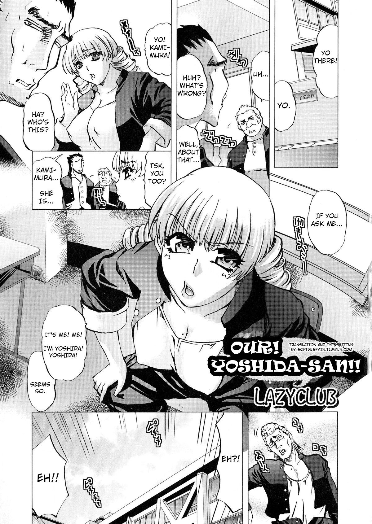 Ore-tachi no! Yoshida-san!! | Our! Yoshida-san! (Nyotaika! Paradise 04)