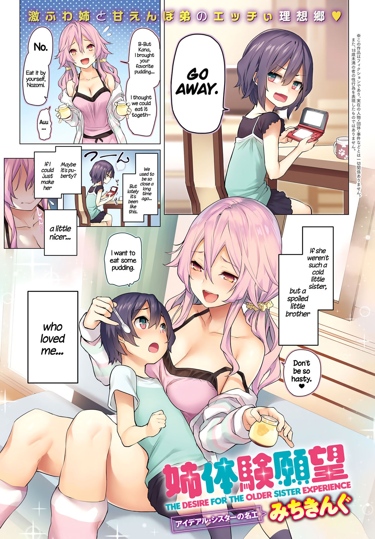 Ane Taiken Ganbou | The Desire For The Older Sister Experience (COMIC Anthurium 2017-02) =TLL + CW=