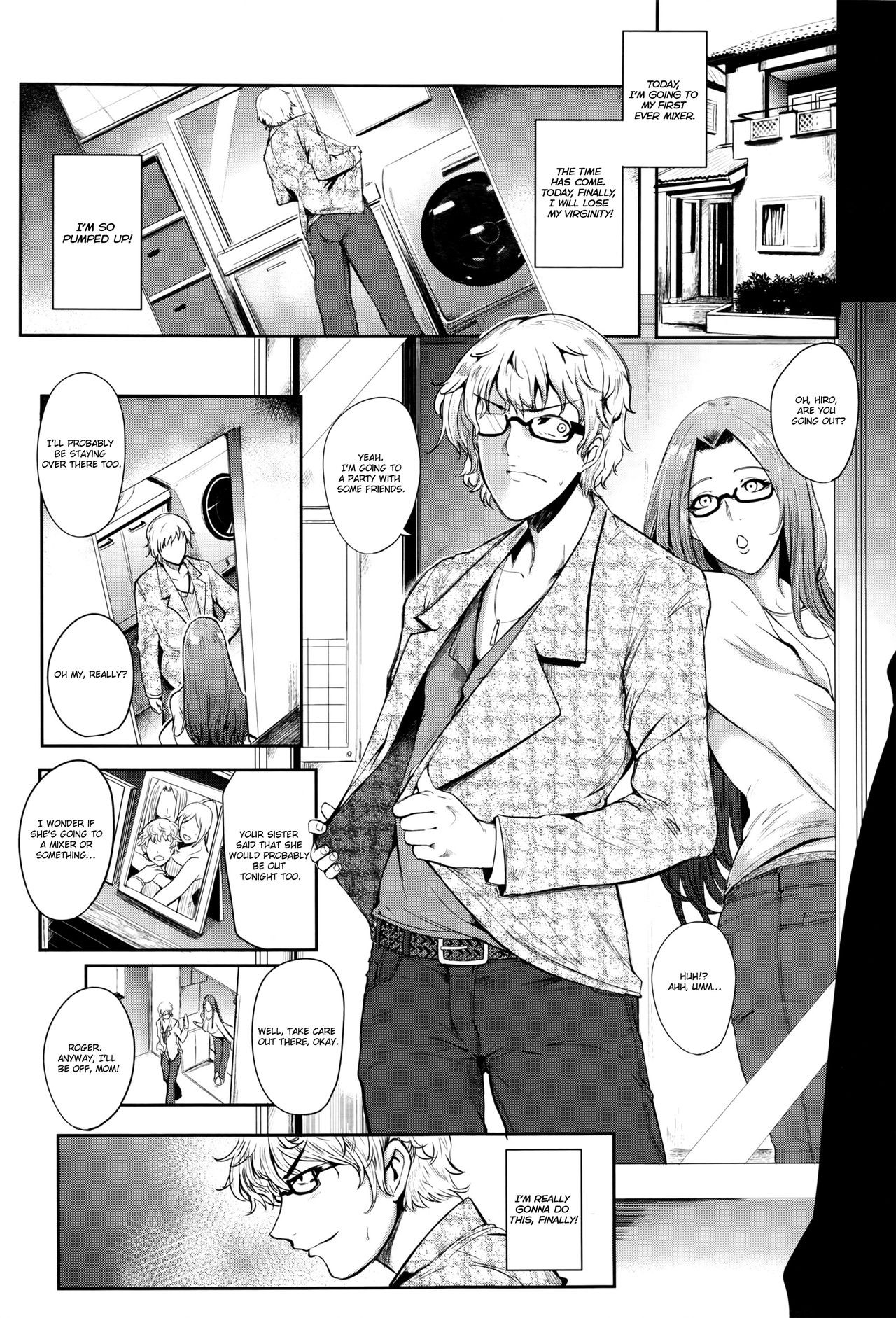 Hatsu Goukon wa Mama Naranai! | My First Mixer Was a Real Motherfucker!  (COMIC Mugen Tensei 2016-05)