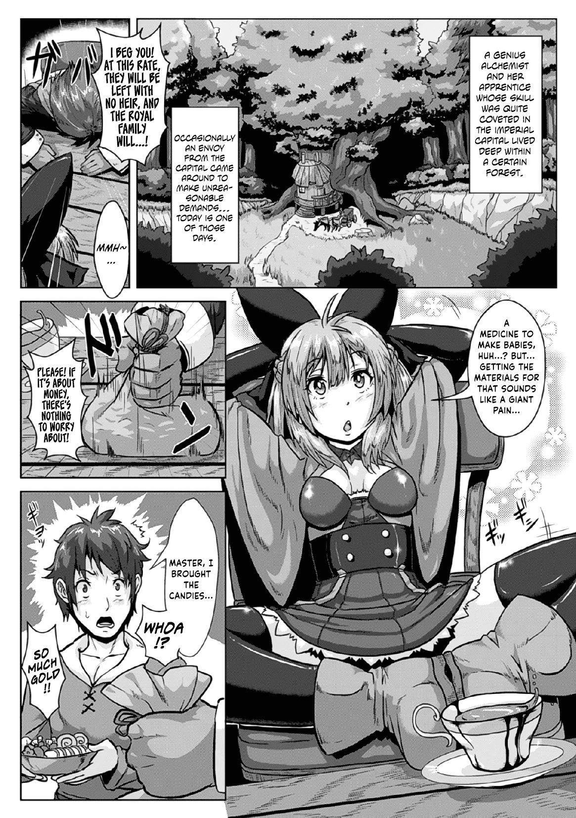 Binding Balls with Alchemy!? ~Squeezing Ripe Raw Material Difficulty Level A~ (2D Comic Magazine Tamazeme Choukyou de Kuppuku Shasei Iki! Vol. 1) {Hennojin}