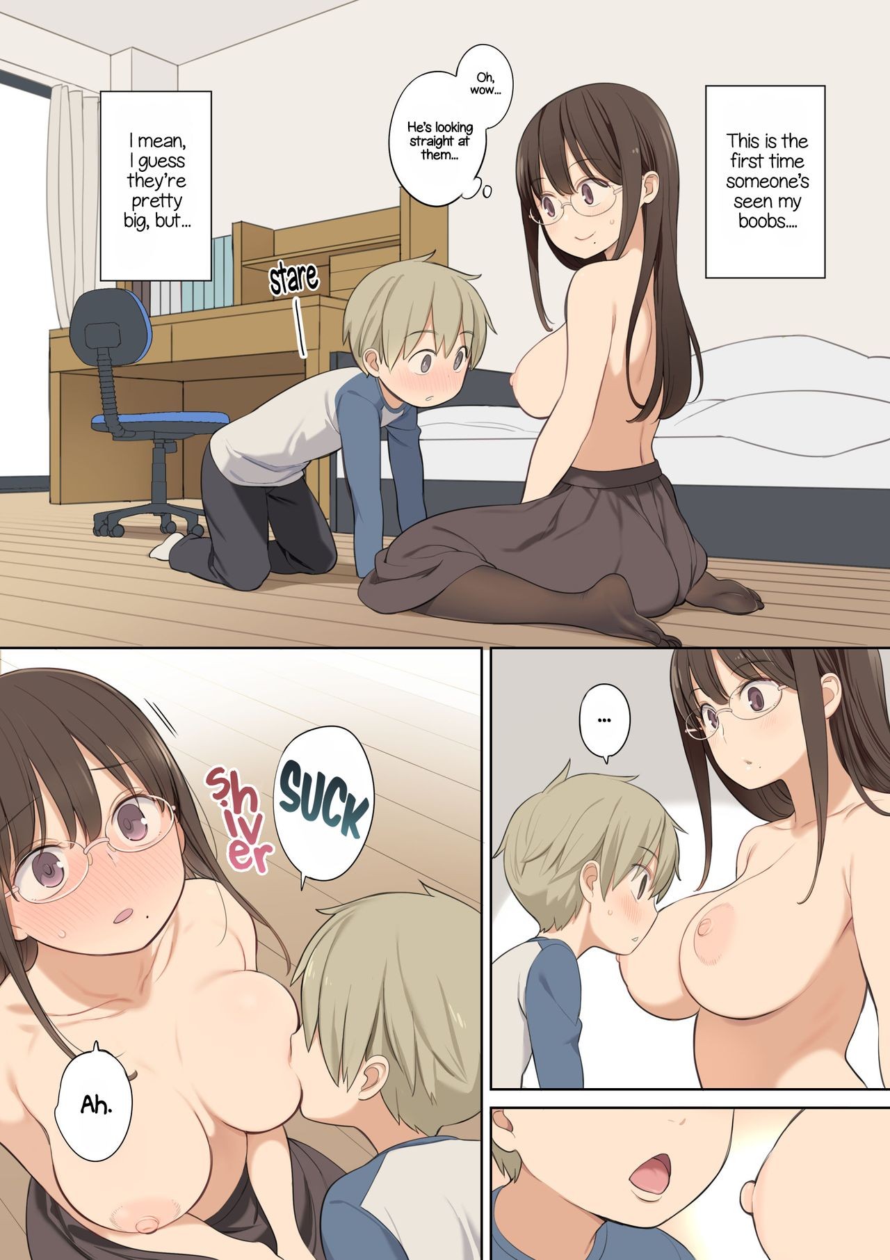 Oppai o Sawarasete Kureru Katei Kyoushi no Onee-san no Hanashi Botsu Page | A Story About a Female Tutor Who Has You Touch Her Breasts (unpublished pages)