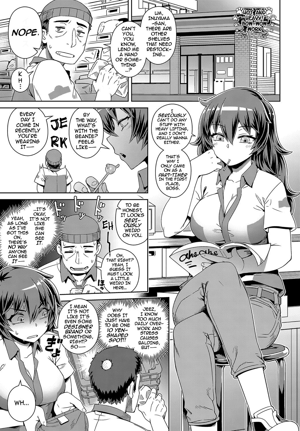 Hatsujou! Wan-Wan Work | Hot and Heavy! Bow-Wow Work (COMIC Anthurium 2018-04) {darknight}