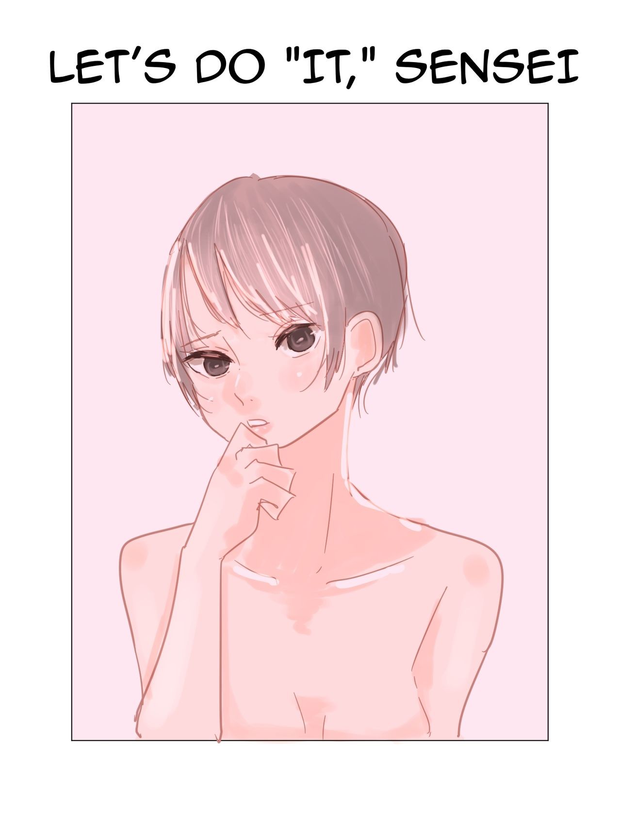 Sensei, Ecchi Shiyo? | Let's Do "It," Sensei