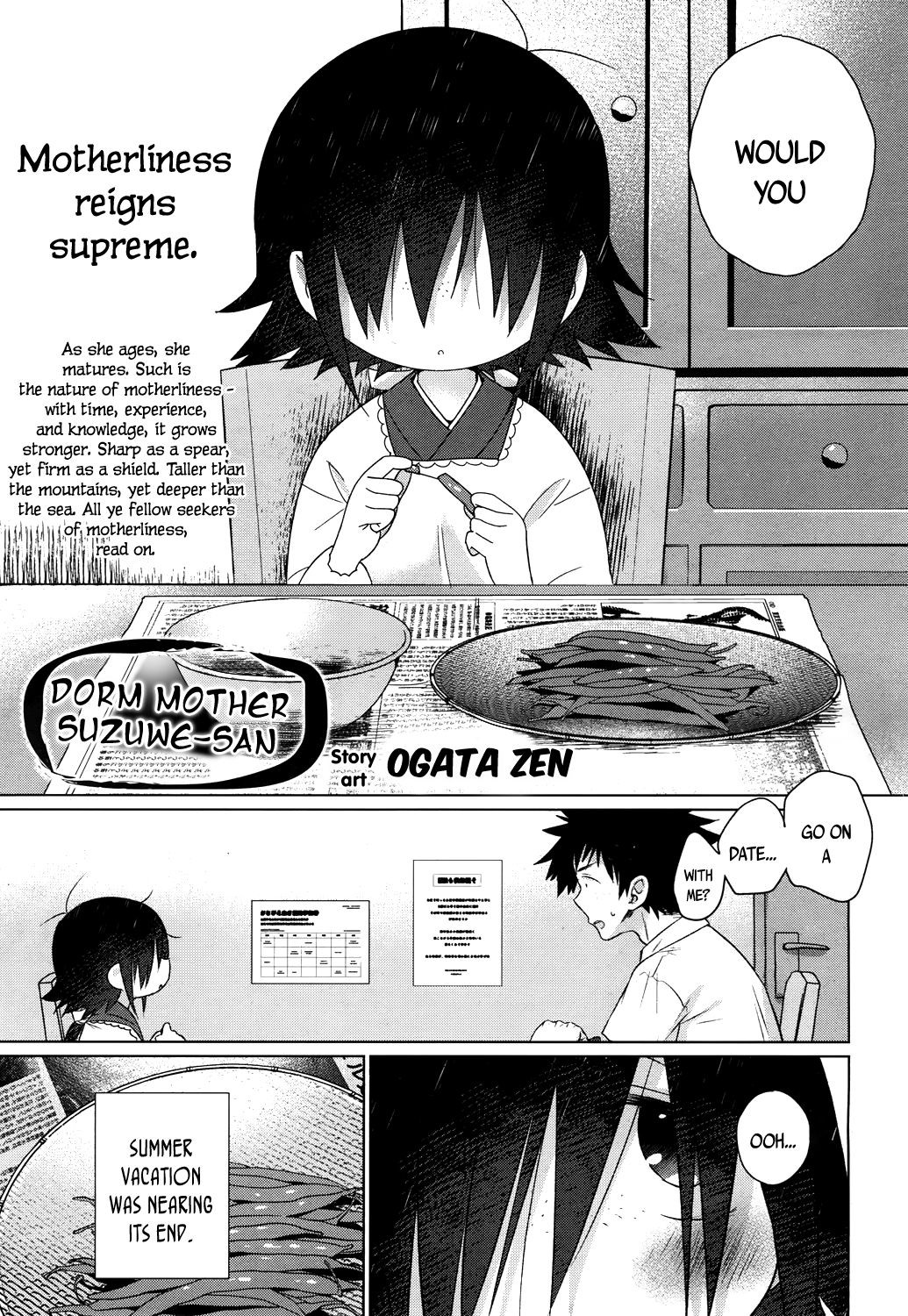 Suzuwe-san wa Ryoubo | Dorm Mother Suzuwe-san 2 (Towako 3) {CapableScoutMan & bigk40k}