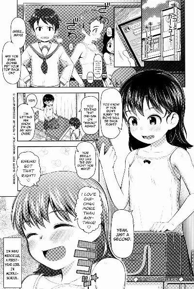 Kodomo Janai mon | I'm Not a Little Kid (Kyou wa Nani shiyou ka?) {Mistvern + Bigk40k}