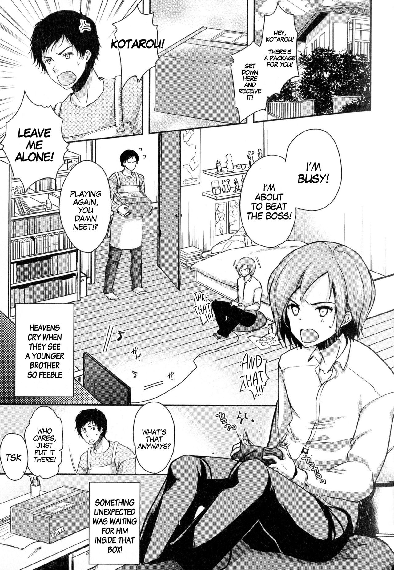 My Young Bro Drank a Hair Removal Drug and Turned Into a Girl! (Nyotaika Dynamites 2)