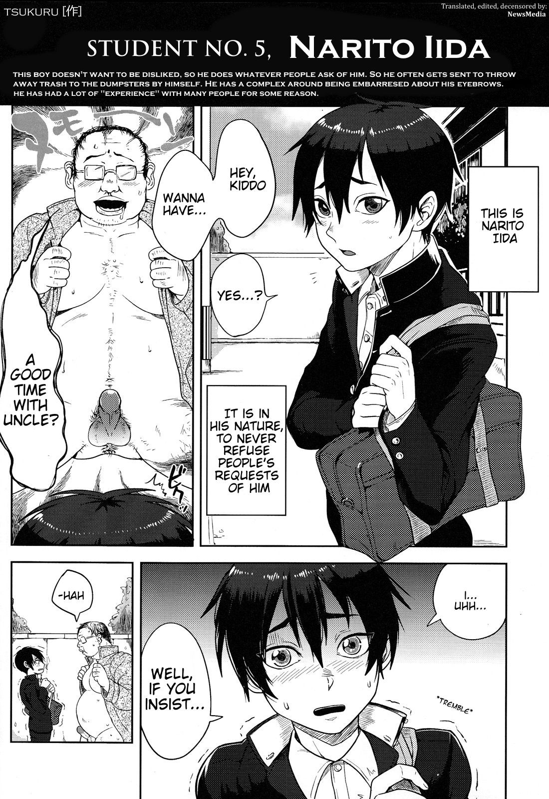 Student No. 5 - Narito Iida (Class Marugoto SEX Meibo Anthology)