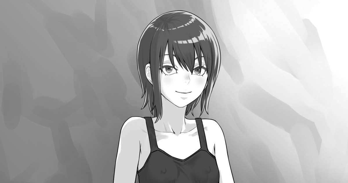入江で出会った少女