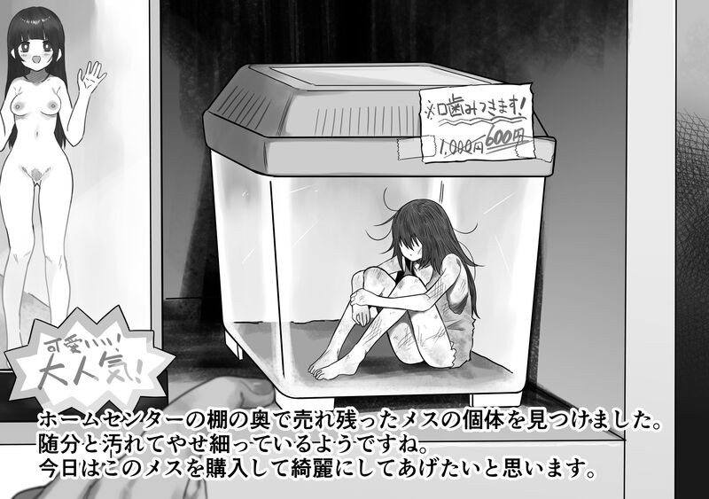 ホームセンターで売れ残っていたボロボロのメスを綺麗にしてあげると...