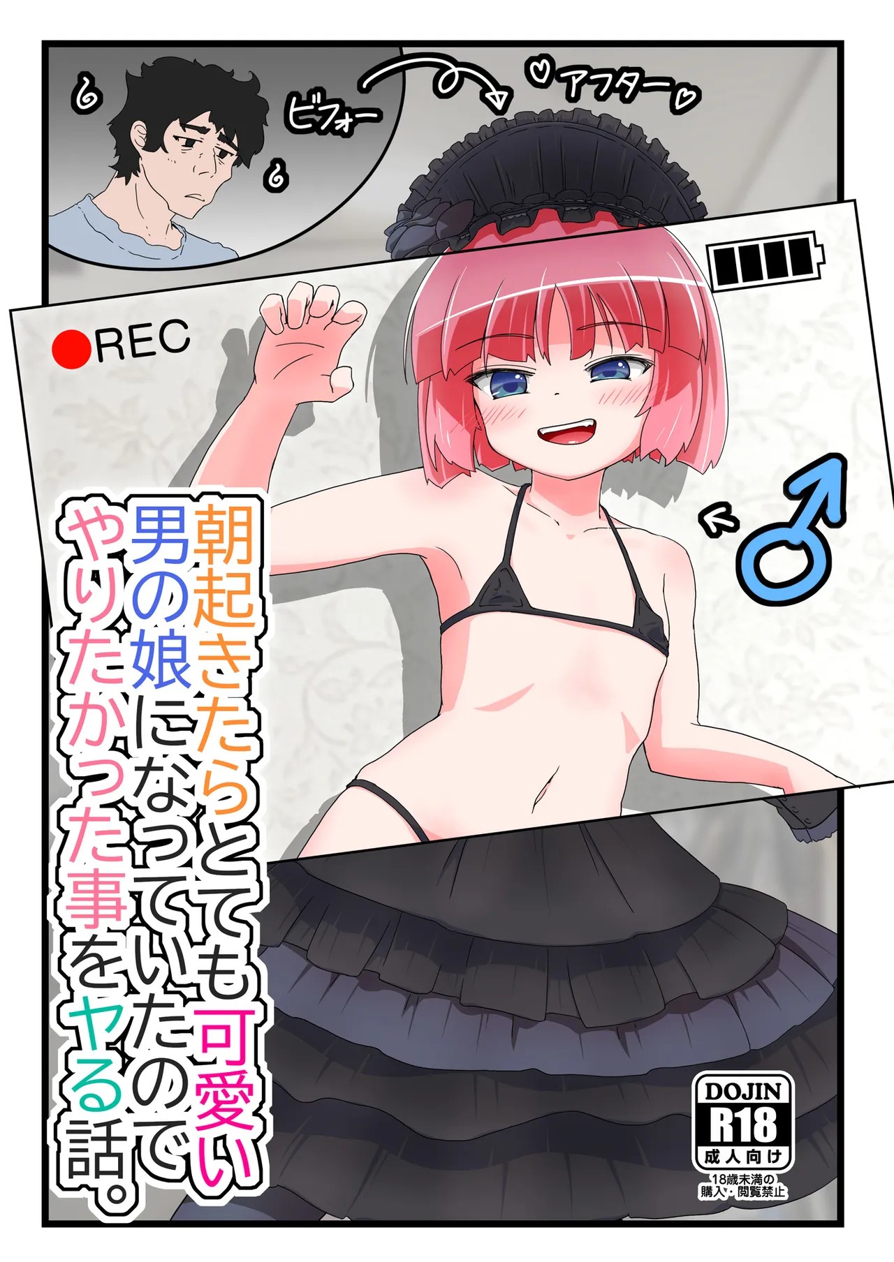 朝起きたらとても可愛い男の娘になっていたのでやりたかった事をヤる話。
