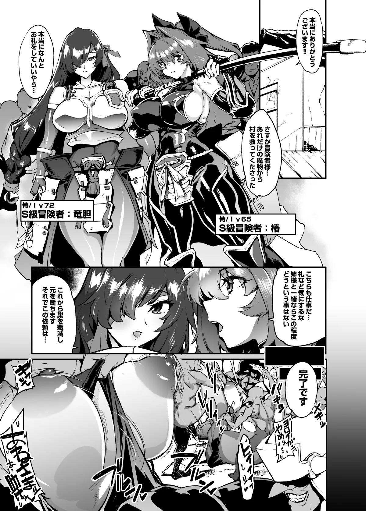 依頼者様考案の冒険者キャラ敗北ゴブリン姦