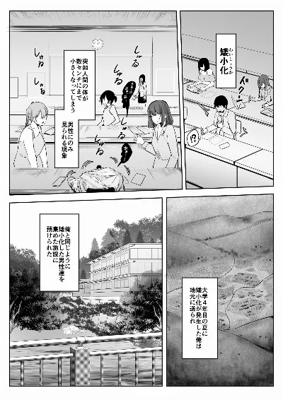 縮小したから地元に帰ったら幼馴染にメチャクチャ管理される話