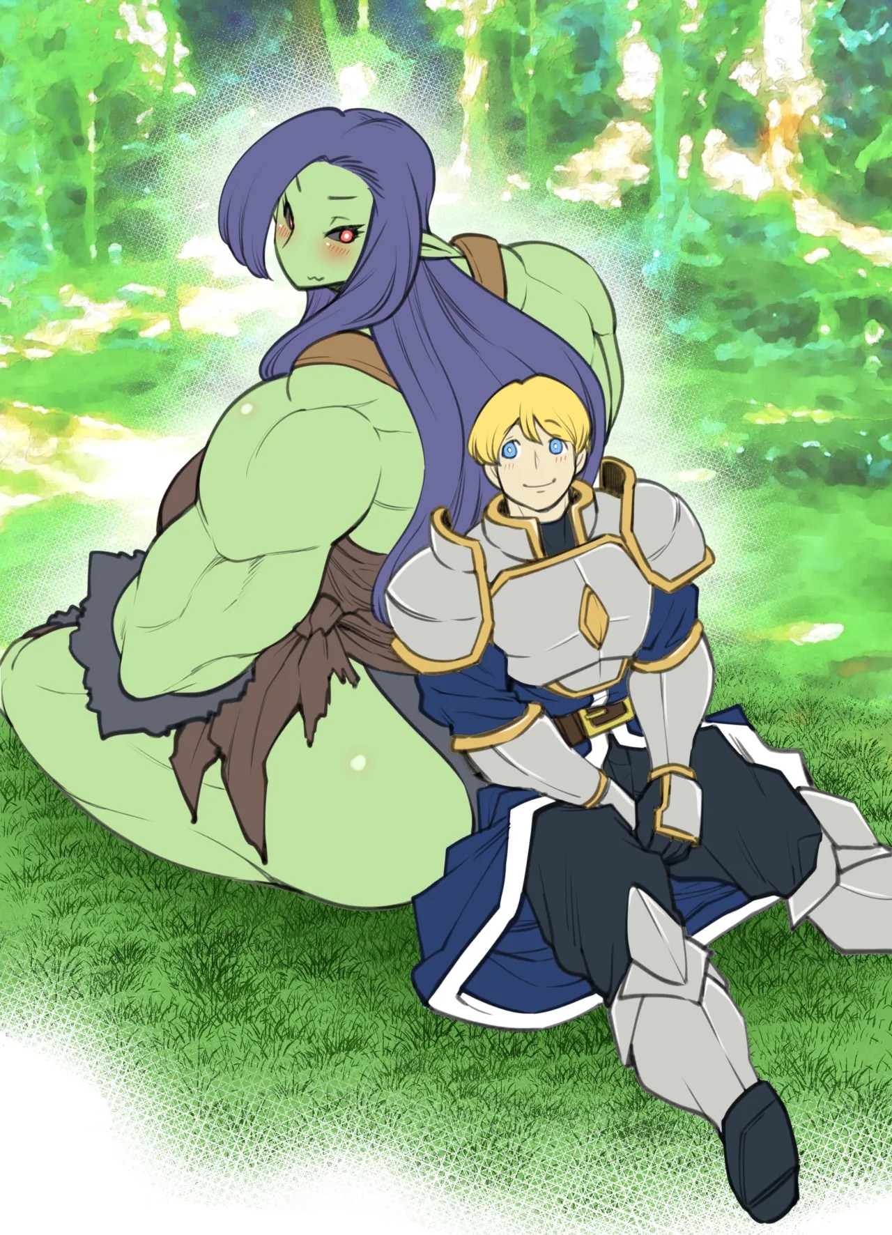 オーク×騎士