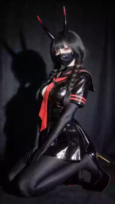 G-双马尾胶衣水手服