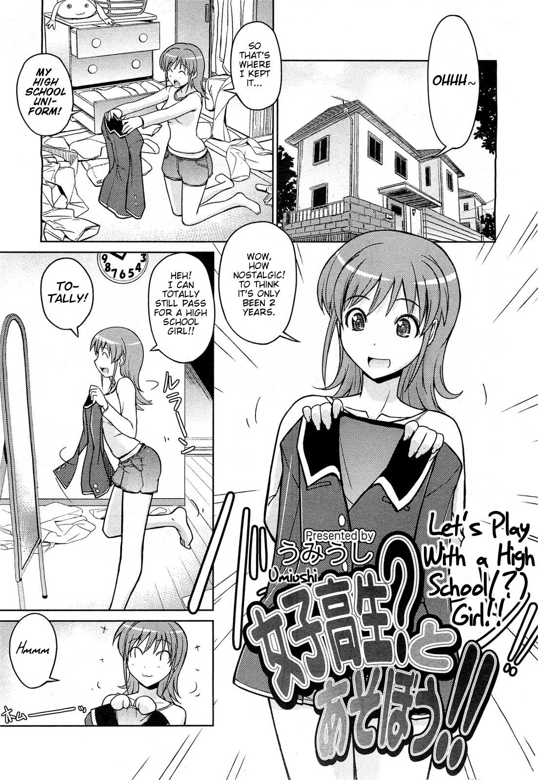 Let's Play With a High School (?) Girl!! =TV+L4K=
