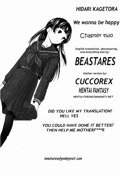 (Hidari Kagetora) We wanna be happy chapter two (English)