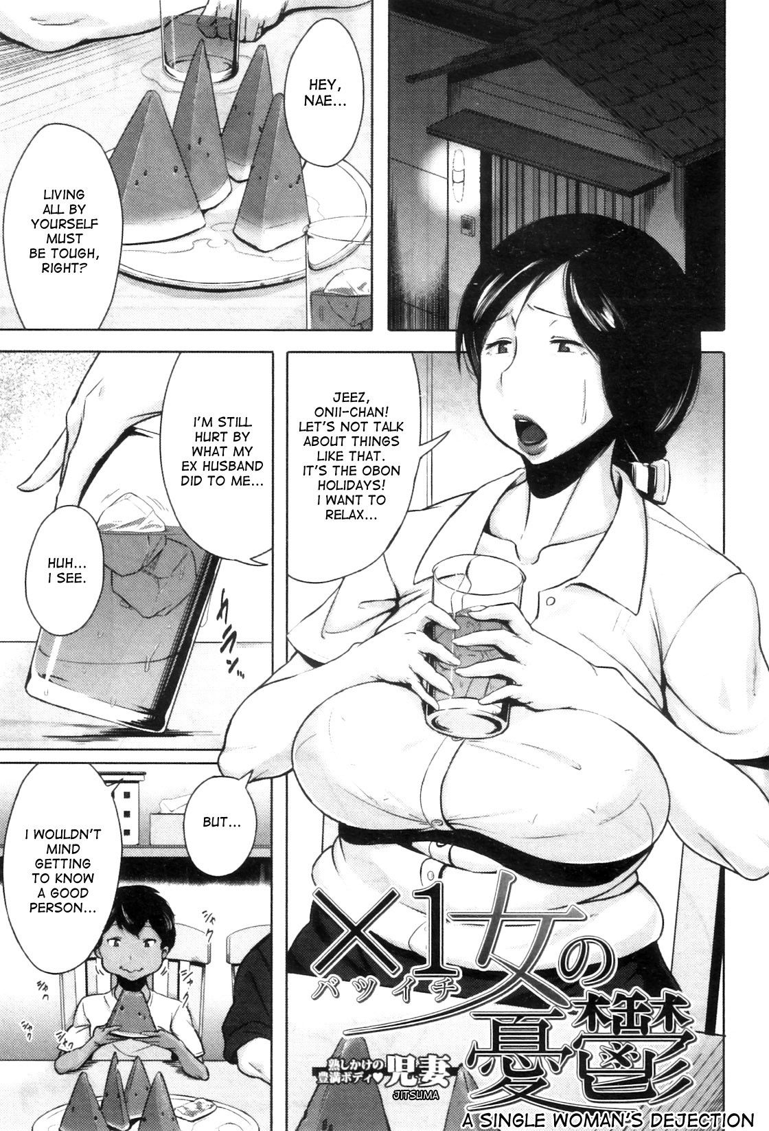 Batsuichi Onna no Yuutsu | A Single Woman's Dejection (COMIC MILF 2012-04 Vol. 6)