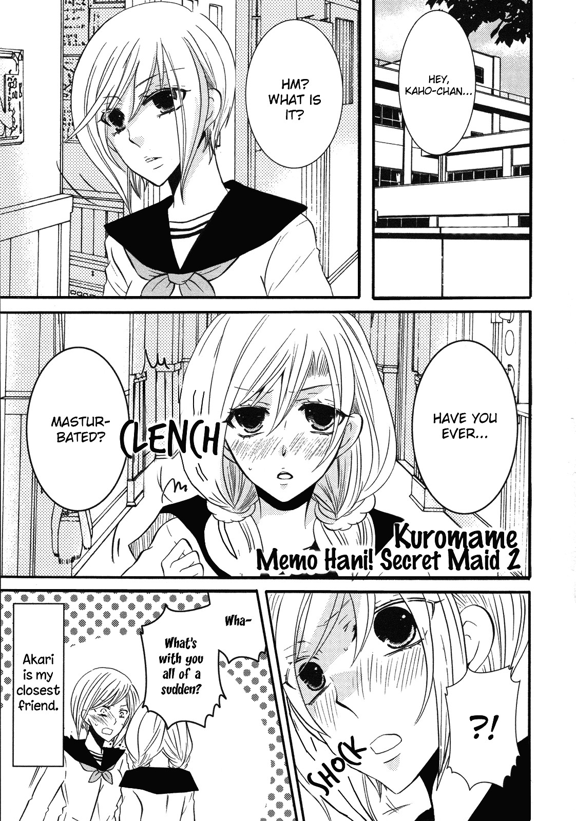 Memo Hani! Secret Maid 2 {yuriproject}